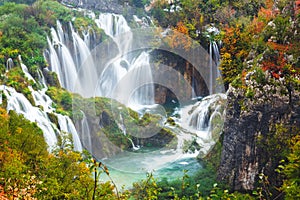 Waterfalls, Plitvice National Park, Croatia