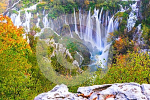 Waterfalls, Plitvice National Park, Croatia