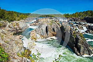 Waterfalls of the potomac river