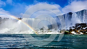 Waterfalls Rainbow Landscapes Niagara Falls , Toronto