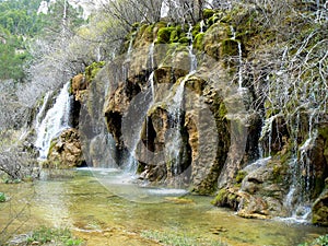 Waterfalls on the rio Cuervo. photo
