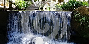 Waterfalls and river in guarne, antioquia