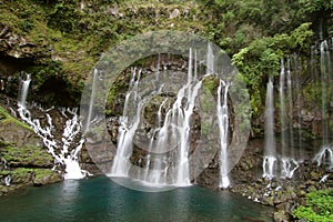 Waterfalls, river Langevin