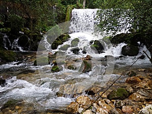 Waterfalls of the river ''Vrelo''