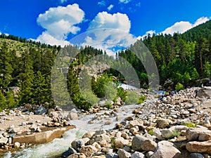 Waterfalls in Rocky Mountain Park Colorado