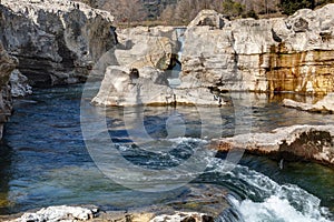 The waterfalls of Sautadet - La-Roque-sur-Ceze - Gard - Occitanie - France