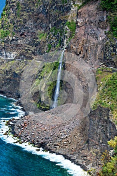 Waterfalls of Seixal in Madeira