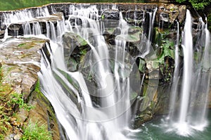 Waterfalls of Shifen in Taipei
