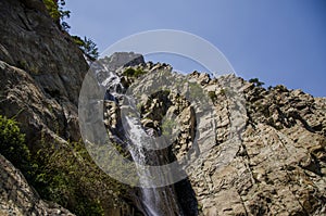 Waterfalls and Springs in Helan Mountain