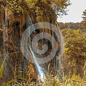 Waterfalls and streams in Plitvice Lakes National Park