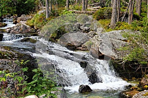 Vodopády Studeného potoka ve Vysokých Tatrách, Slovensko