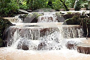 Waterfalls in Thanbok Khoranee national park, Thailand