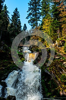 Waterfalls in Triberg in the Black Forest, Germany
