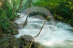 Waterfalls in tropical forest National Park