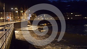 Waterfront of Aberystwyth on the west coast Wales