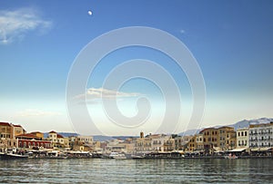 Waterfront Bar Scene - Crete