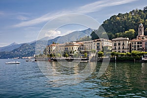 Picturesque Bellagio waterfront, Como Lake, Italy photo