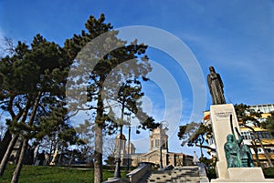 Waterfront at the Black Sea in Constanta City ,Romania