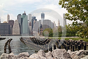 Waterfront at Brooklyn Bridge Park New York USA