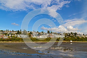 Waterfront Condominiums along White Rock Promenade BC Canada