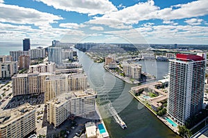 Waterfront condominiums Hallandale Beach FL USA