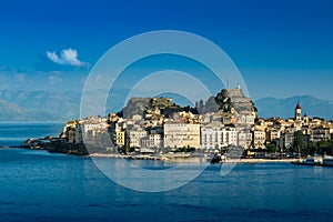 Waterfront of Corfu, Greece