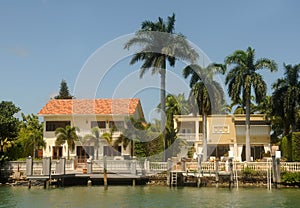 Waterfront homes