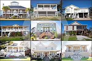 Waterfront Homes Collage