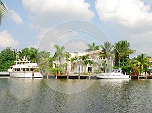 Waterfront mansion