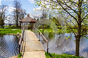 Waterfront Park In Gladstone Michigan