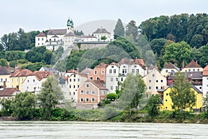 Waterfront of Passau at the River Inn