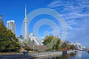 Waterfront path in Toronto