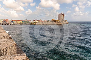 Waterfront Plaza, Willemstad, Curaçao from Rif Fort