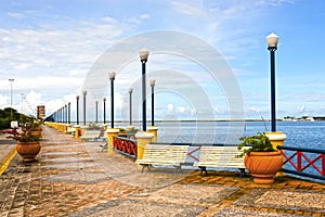 Waterfront promenade recife photo