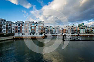 Waterfront residences at the Inner Harbor, in Baltimore, Maryland