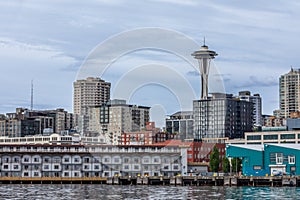 The waterfront skyline of Seattle, Washington