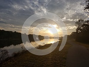 Waterfront sunrise