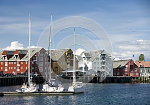 Waterfront at Tromso, Norway photo