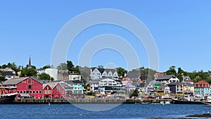 The waterfront of the UNESCO World Heritage Site town of Lunenburg, Nova Scotia
