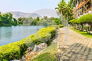 Waterfront walkway