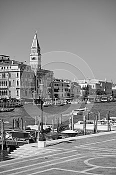 Waterfronts of the Grand Canal in Venice