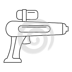 Watergun icon, outline style