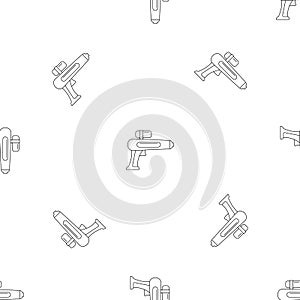 Watergun pattern seamless vector