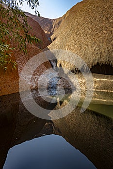 Waterhole by Uluru / Ayers Rock in the southern part of the Northern Territory photo