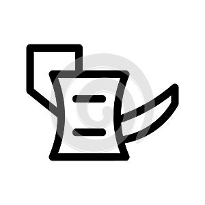 Watering can icon or logo isolated sign symbol vector illustration