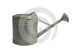 Watering can isolated white background