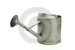Watering can isolated white background
