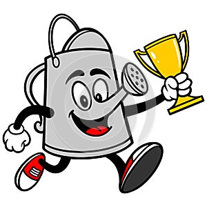 Watering Can running with a Trophy