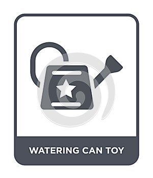 watering can toy icon in trendy design style. watering can toy icon isolated on white background. watering can toy vector icon