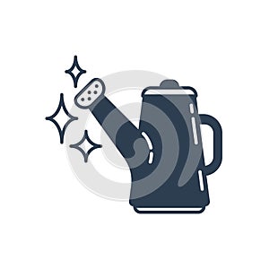 Watering can. Vector illustration decorative design